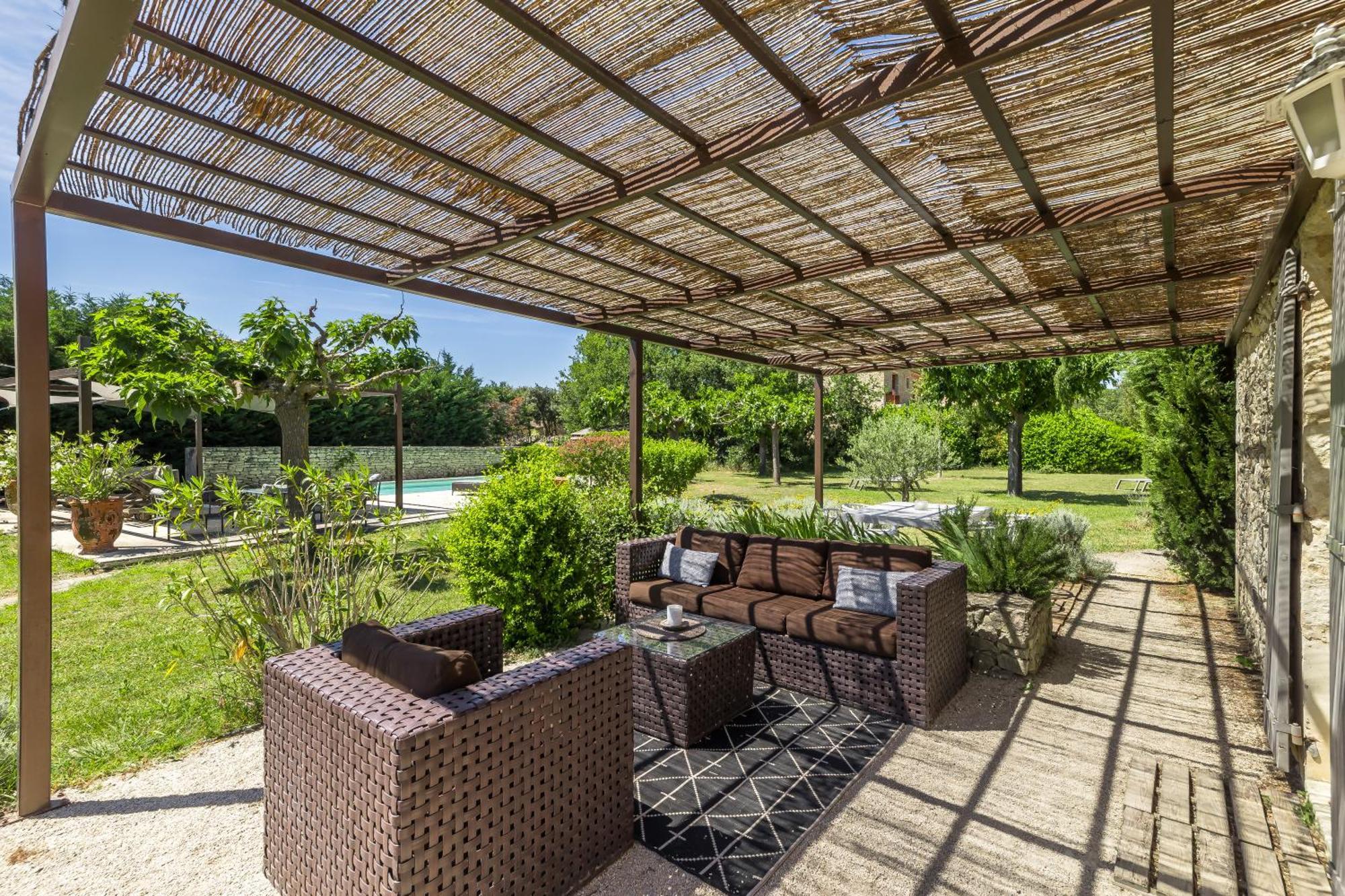 Mas Oréa côté piscine Gordes Exterior foto